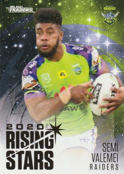 2021 NRL Traders - Rising Stars #RS06 Semi Valemei Front
